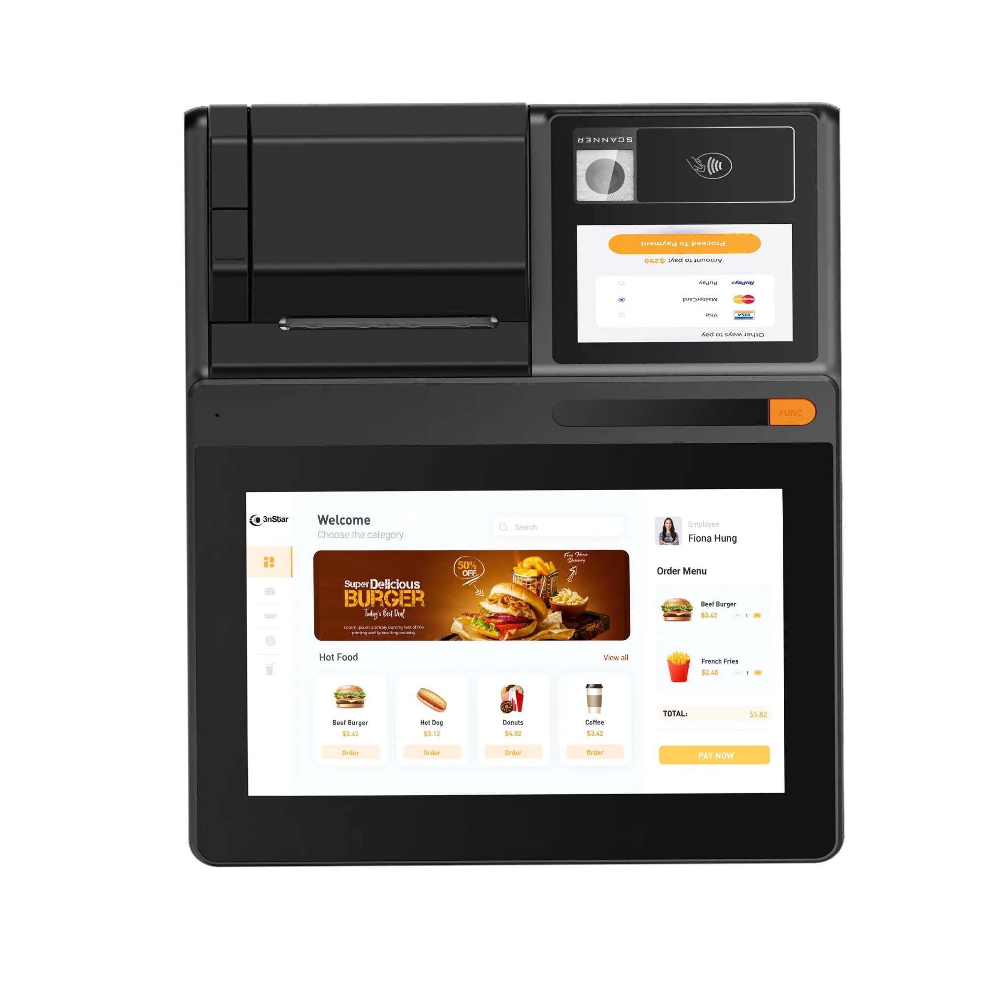Terminal POS 10" PTA0140-464 Android 12 — imagen 2