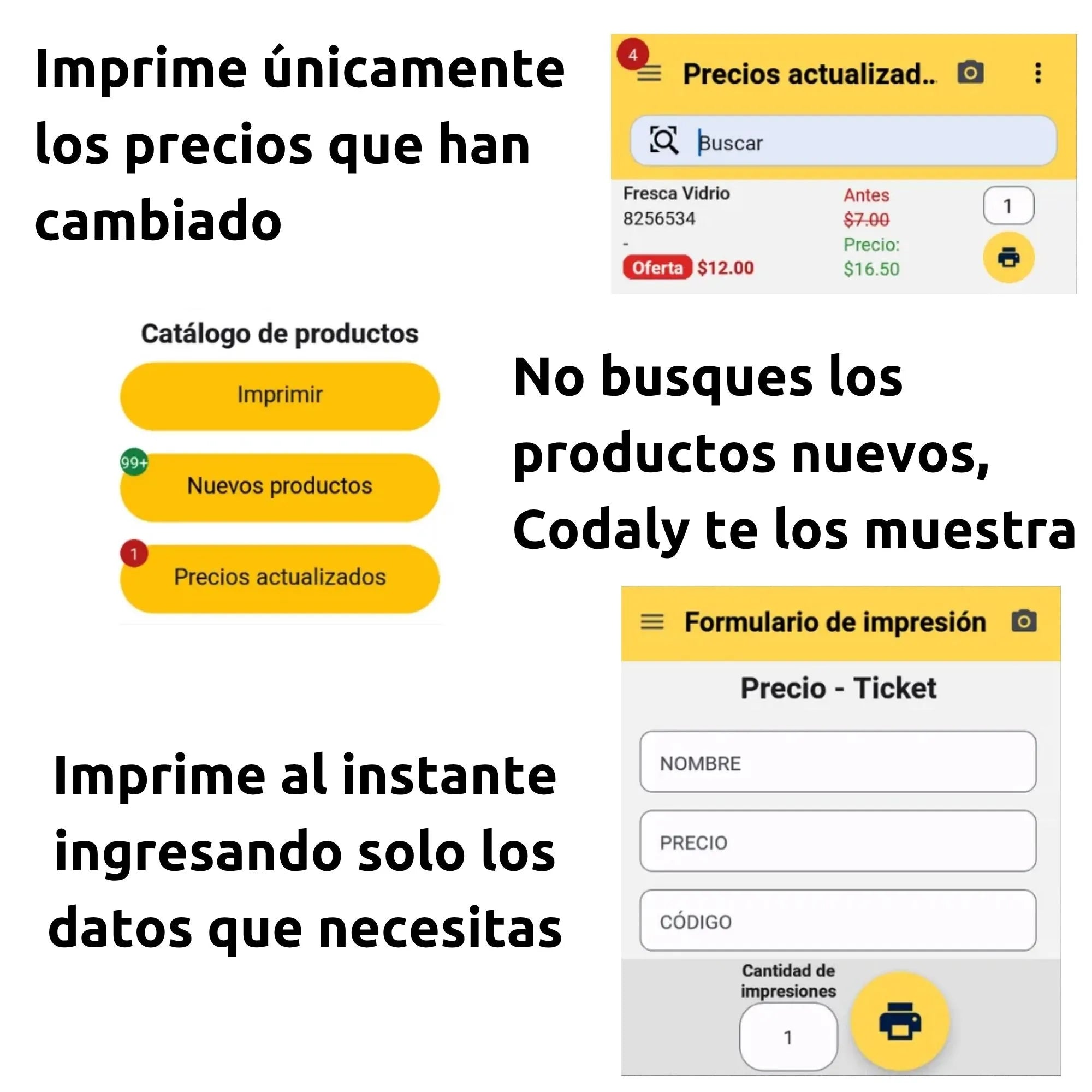 Kit Para Imprimir Etiquetas De Precios Y Ofertas App Android — imagen 3